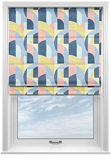 Varadero Velvet, Lemon Twist - Motorised Roman Blind